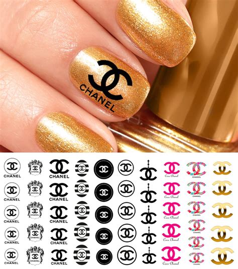 chanel stickers vor nagels|chanel nail stickers.